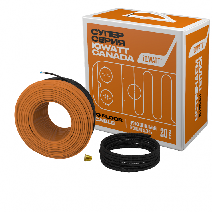 Греющий кабель IQ FLOOR CABLE 20 Вт/м - 42.5 м 