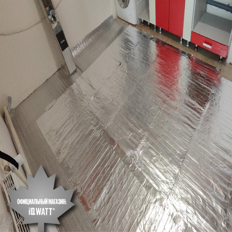 Ультратонкий греющий мат IQ LAMINATE MAT 150 Вт/м.кв - 2,0м²
